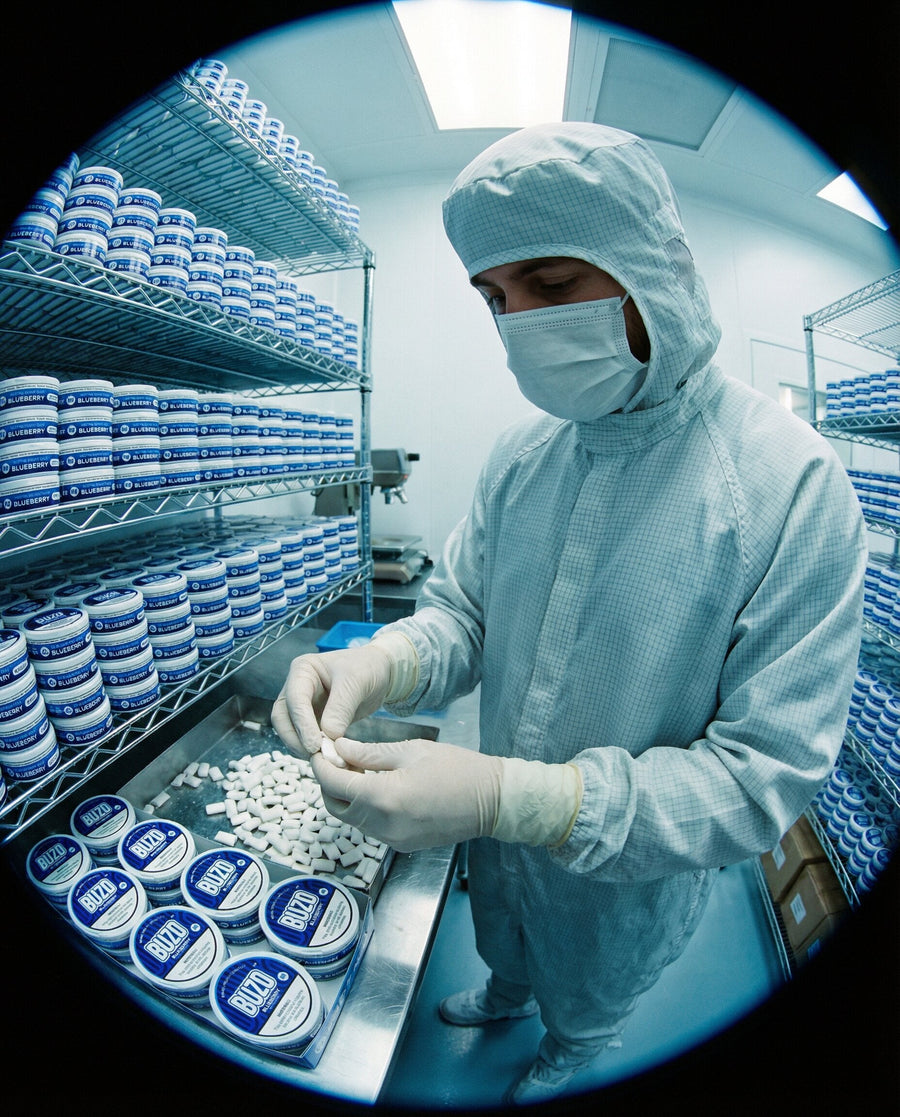 BUZD Chicle de Nicotina Premium - Laboratorio de sabores