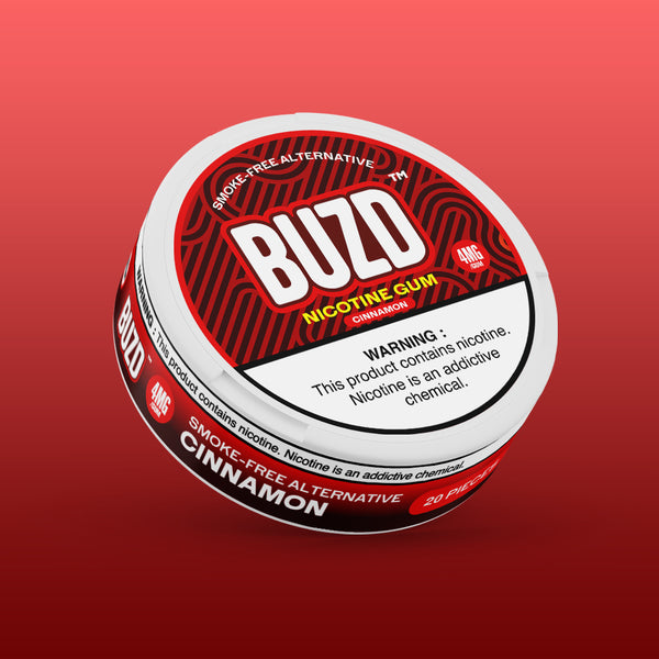 BUZD Cinnamon Nicotine Gum 4mg wholesale