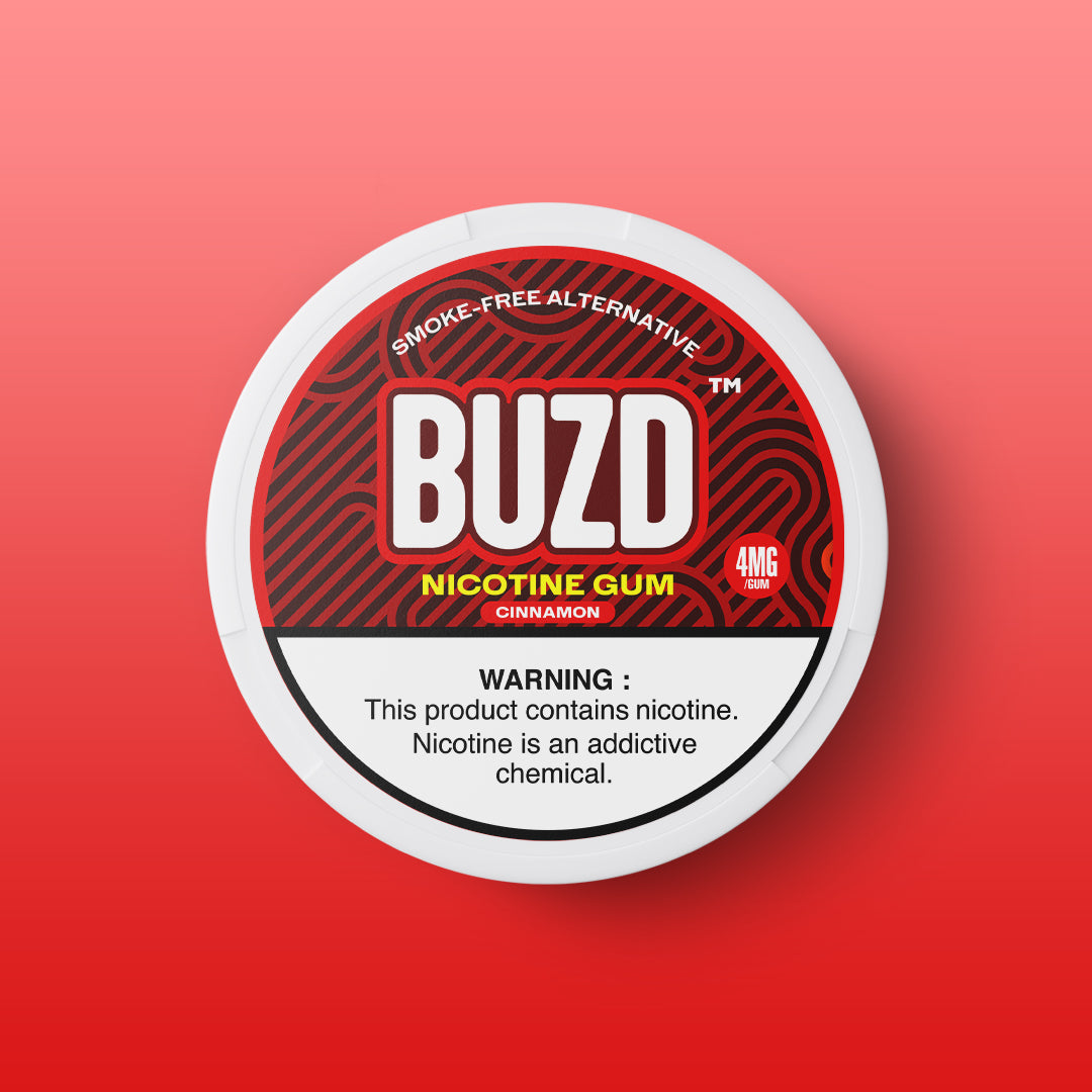 BUZD - NICOTINE GUM - 4MG - CINNAMON