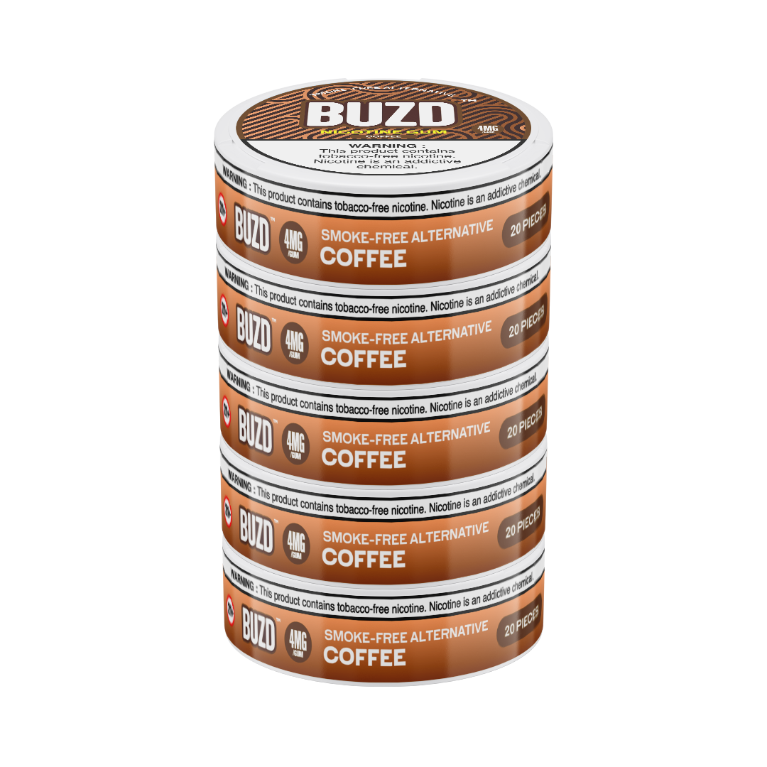 BUZD - NICOTINE GUM - 4MG- COFFEE
