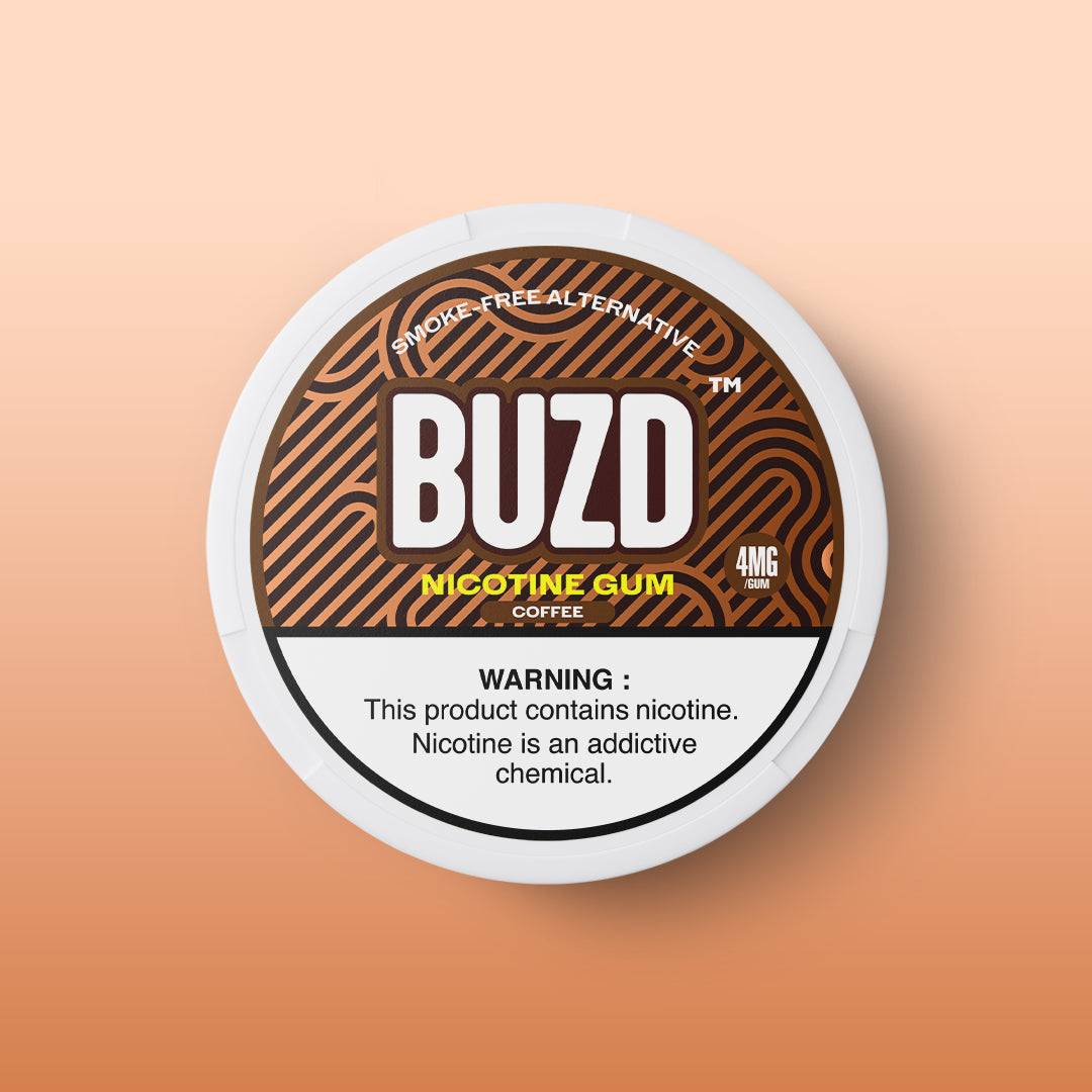 BUZD - NICOTINE GUM - 4MG- COFFEE