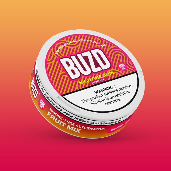 BUZD Fruit Mix Nicotine Gum 4mg wholesale