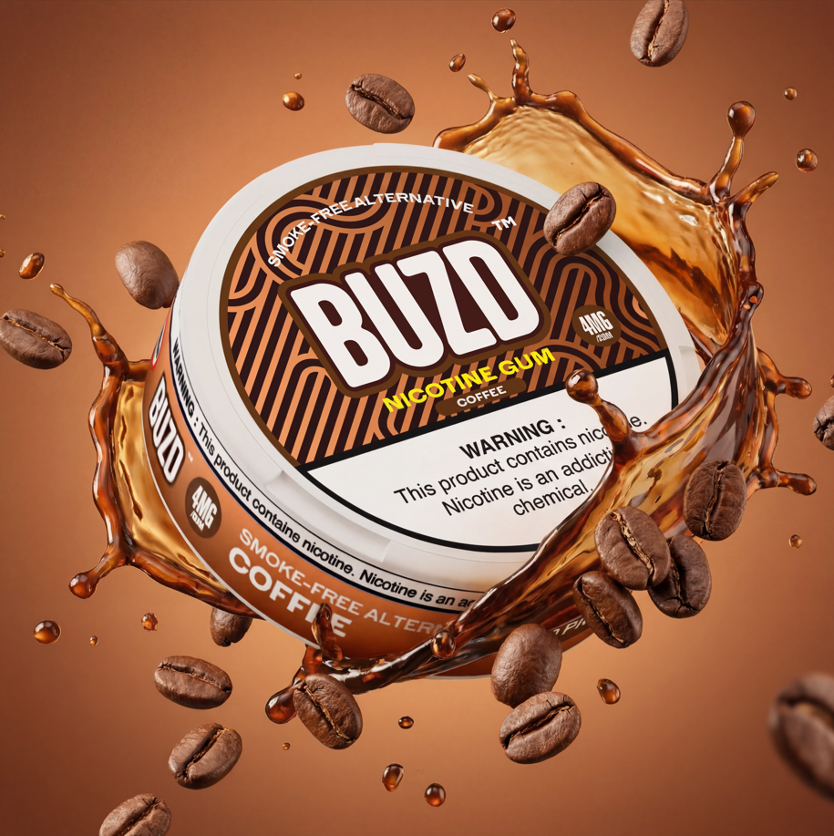 BUZD Coffee Nicotine Gum 4mg